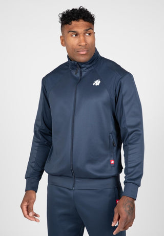 Gorilla Wear Tennessee Track Jacket - Navy - Urban Gym Wear