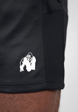Gorilla Wear Tennessee Track Shorts - Black - Urban Gym Wear