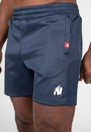 Gorilla Wear Tennessee Track Shorts - Navy - Urban Gym Wear