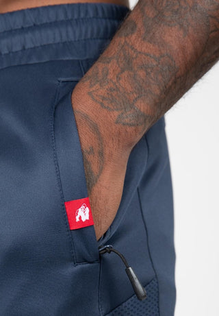 Gorilla Wear Tennessee Track Shorts - Navy - Urban Gym Wear