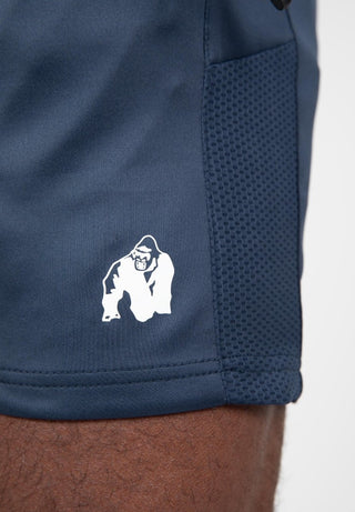 Gorilla Wear Tennessee Track Shorts - Navy - Urban Gym Wear