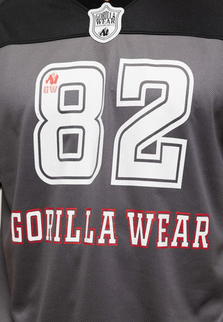 Gorilla Wear Tyler Football Jersey - Black/White - Urban Gym Wear
