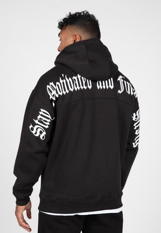 Gorilla Wear Utah Zipped Hoodie - Black - Urban Gym Wear