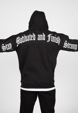 Gorilla Wear Utah Zipped Hoodie - Black - Urban Gym Wear