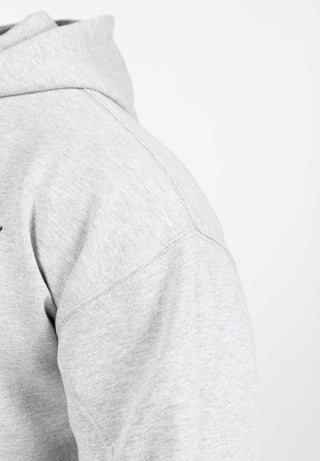 Gorilla Wear Utah Zipped Hoodie - Light Grey Melange - Urban Gym Wear