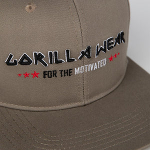 Gorilla Wear Wayne Snapback - Brown - Urban Gym Wear