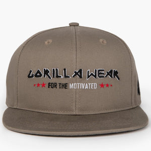 Gorilla Wear Wayne Snapback - Brown - Urban Gym Wear