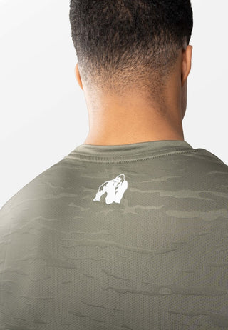 Gorilla Wear Westley T-Shirt - Army Green - Urban Gym Wear