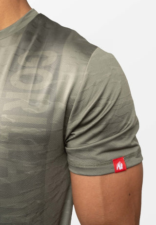 Gorilla Wear Westley T-Shirt - Army Green - Urban Gym Wear