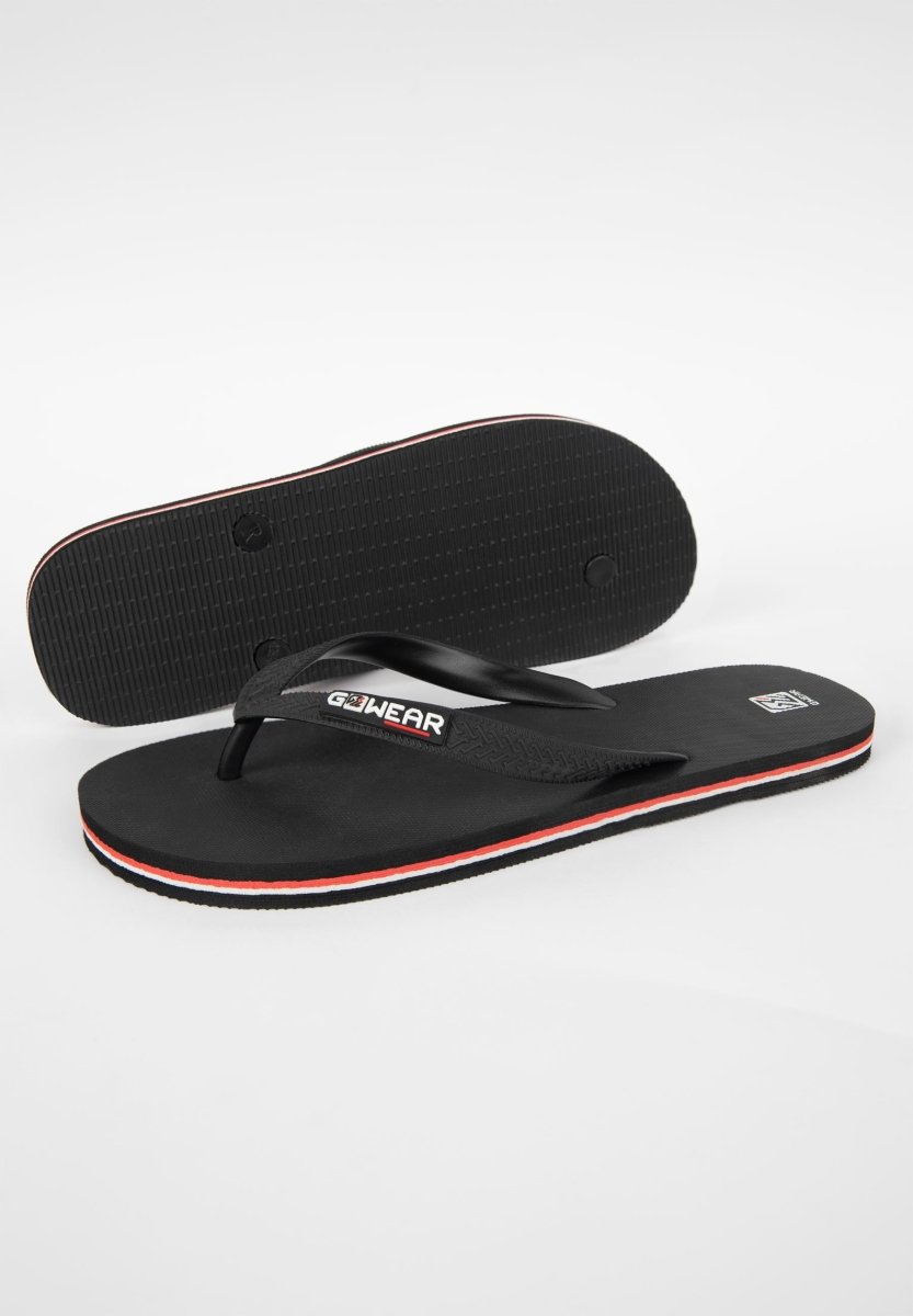 Gwear Flip-Flops - Black - Urban Gym Wear