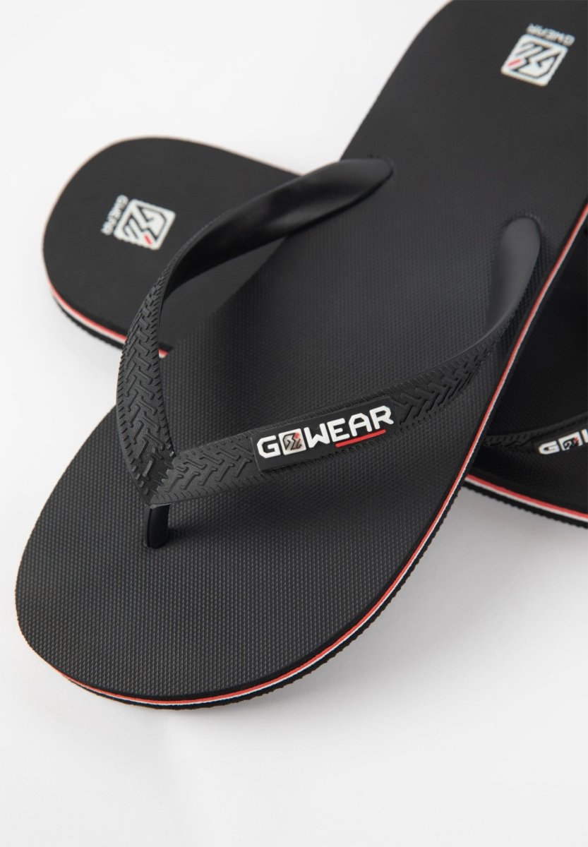 Gwear Flip-Flops - Black - Urban Gym Wear