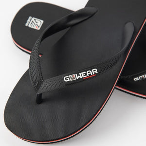 Gwear Flip-Flops - Black - Urban Gym Wear