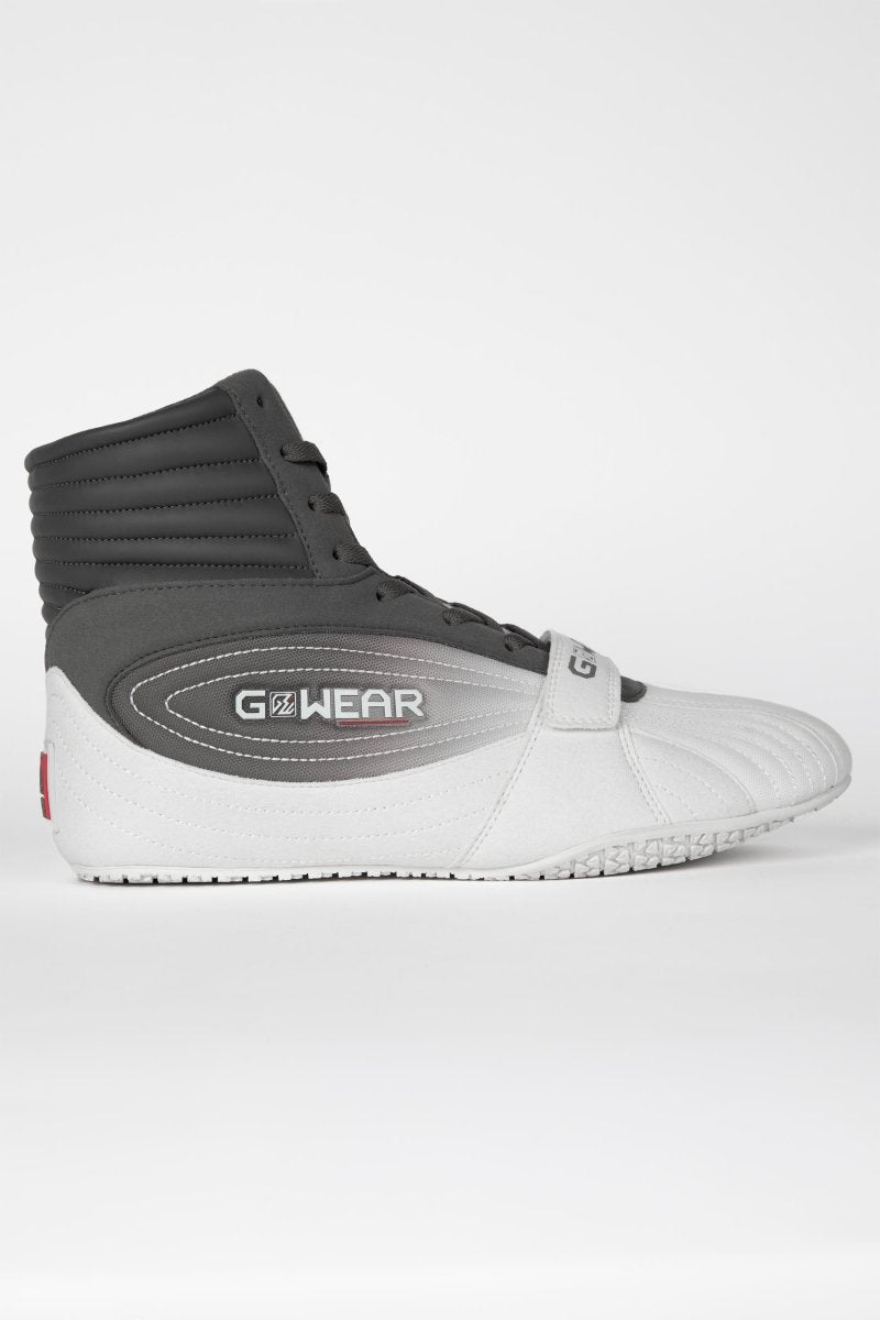 GWEAR Performance High Tops - White/Grey - Urban Gym Wear