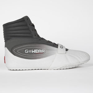 GWEAR Performance High Tops - White/Grey - Urban Gym Wear