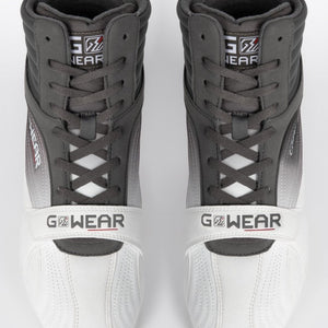 GWEAR Performance High Tops - White/Grey - Urban Gym Wear