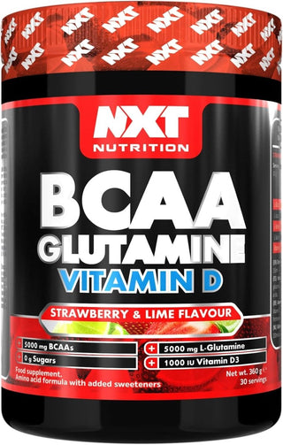 NXT Nutrition BCAA Glutamine Vitamin D 360g - Urban Gym Wear