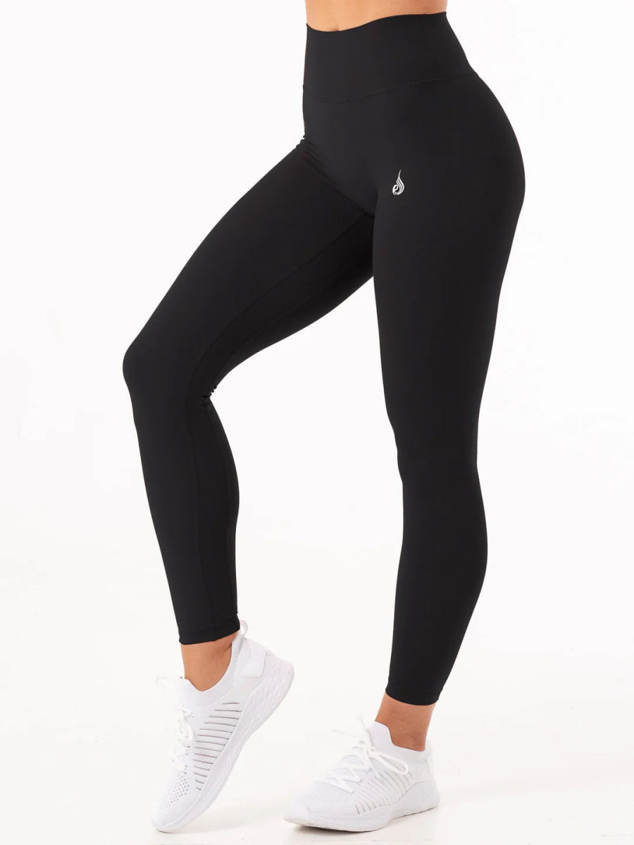 Ryderwear NKD High Waisted Leggings - Black - Urban Gym Wear