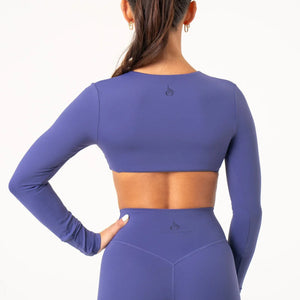 Ryderwear NKD Long Sleeve Top - Indigo - Urban Gym Wear