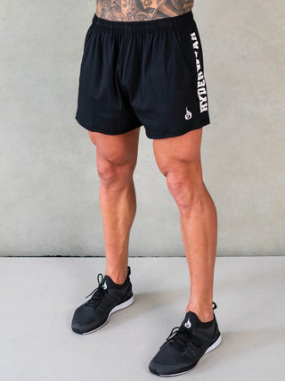 Ryderwear Octane Arnie Shorts - Faded Black - Urban Gym Wear