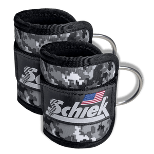 Schiek 1707 Premium Ankle Cuffs - Digi Camo - Urban Gym Wear