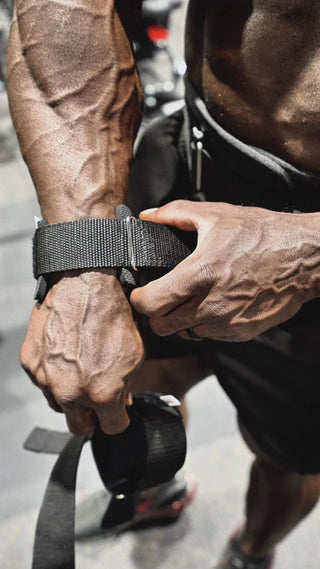 Schiek Black Out Lifting Straps 1000PLS - Urban Gym Wear