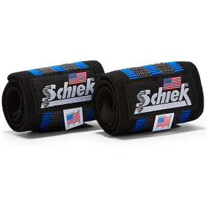 Schiek Blue Line Wrist Wraps 24 Inch - Urban Gym Wear