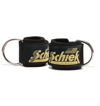 Schiek Model 1700 Ankle Straps - Gold - Urban Gym Wear