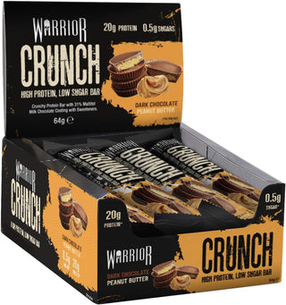 Warrior Crunch Protein Bars 12 x 64g - Urban Gym Wear