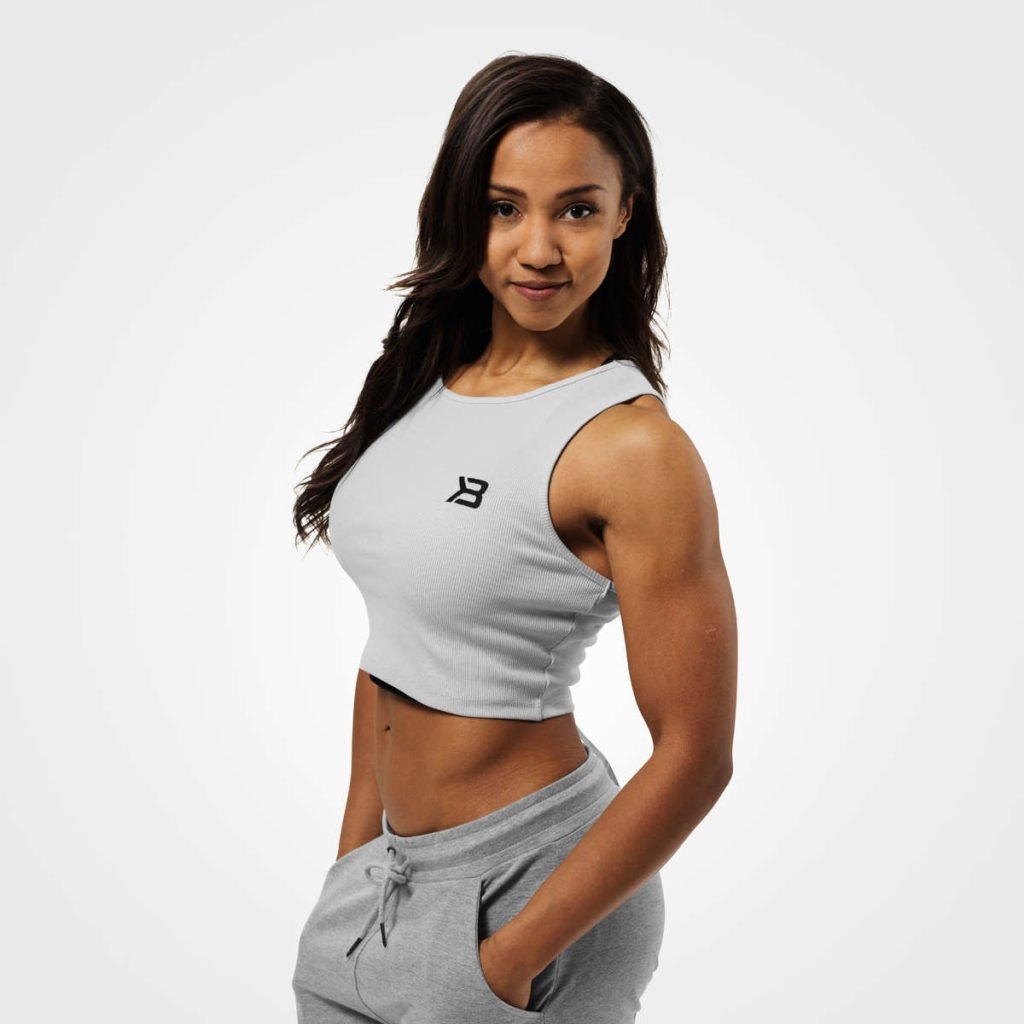 Better Bodies Astoria Laced Tank - Frost Grey
