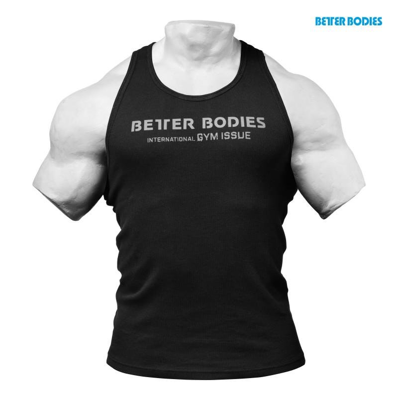 Better Bodies Athletic Rib Tank - Black
