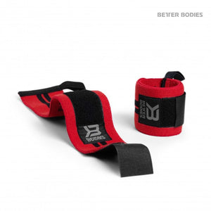 Better Bodies BB Wrist Wraps 18 Inch - Bright Red