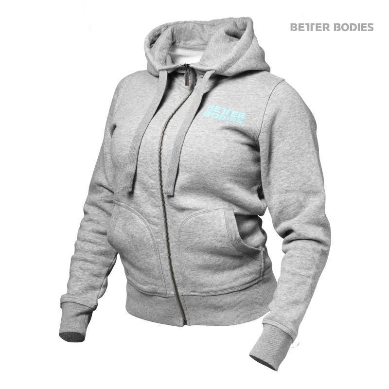 Better Bodies BB Soft Hoodie - Grey Melange