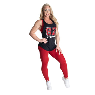 Better Bodies 82 Bowery Tank - Black/Red - Urban Gym Wear