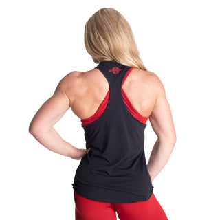 Better Bodies 82 Bowery Tank - Black/Red - Urban Gym Wear