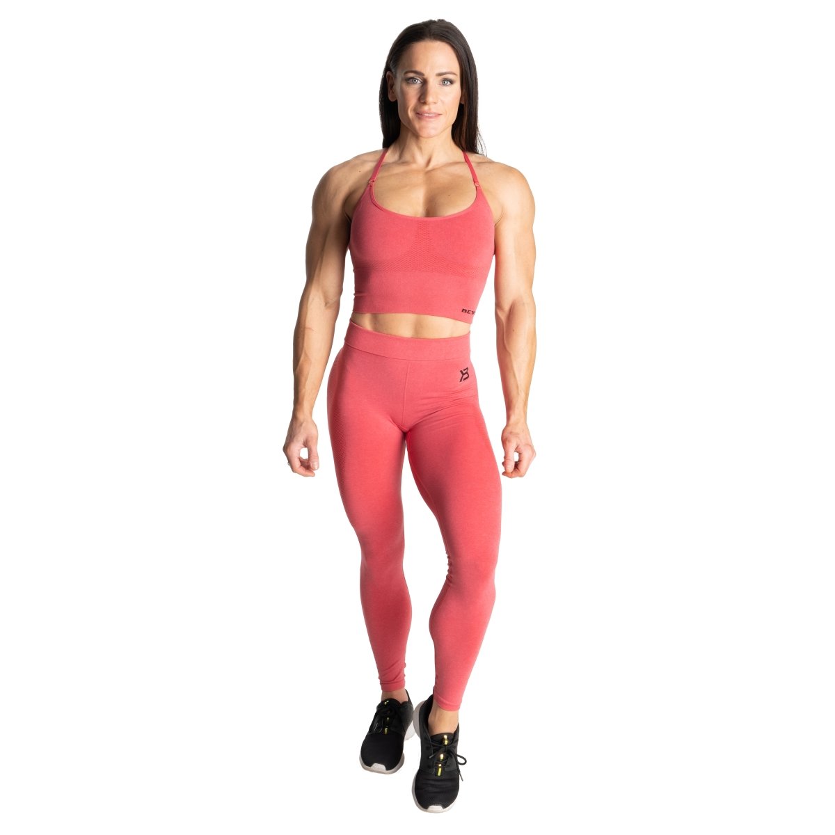 Better Bodies Seamless Scrunch Sports Bra - Chilli Red – Urban Gym Wear