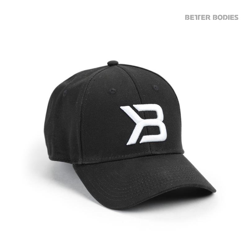 Better Bodies BB Baseball Cap - Black - Urban Gym Wear