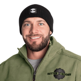 Better Bodies Bronx Beanie - Black - Urban Gym Wear