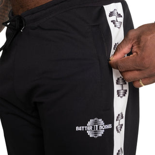 Better Bodies Bronx Track Pants - Black V2 - Urban Gym Wear