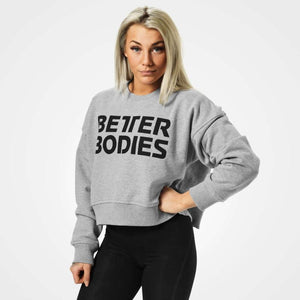 Better Bodies Chelsea Sweater - Greymelange - Urban Gym Wear