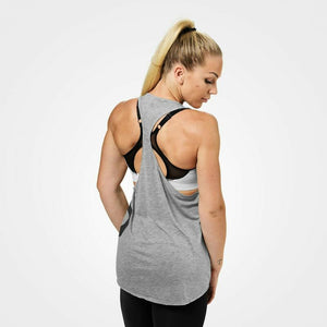 Better Bodies Chelsea T-Back - Greymelange - Urban Gym Wear