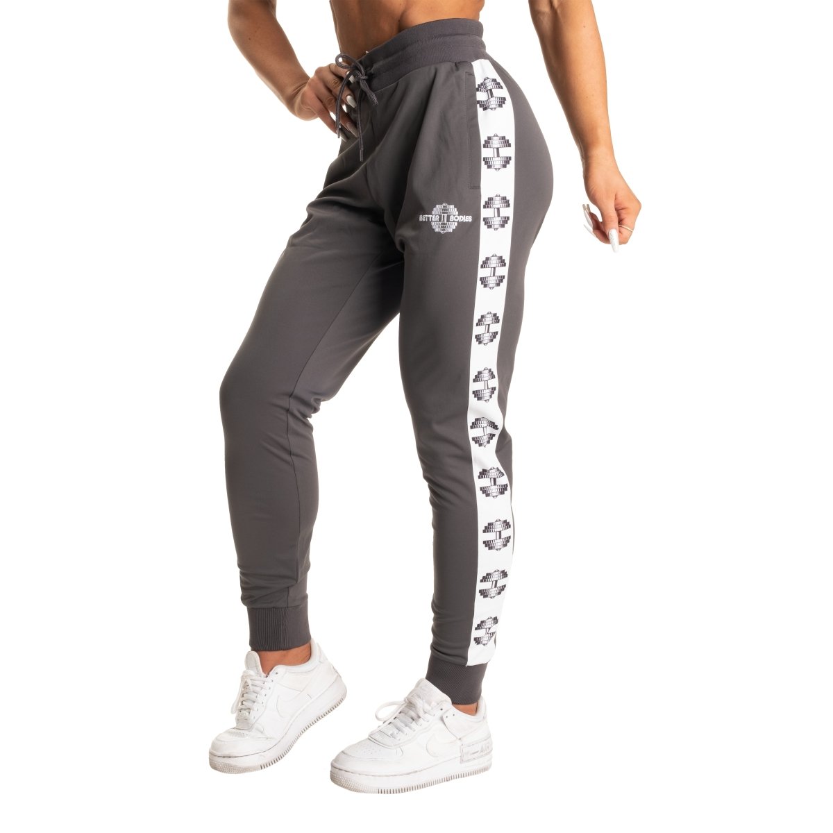 Better Bodies Chelsea Track Pants - Iron - Urban Gym Wear
