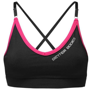 Better Bodies Cherry H. Short Top - Black-Pink - Urban Gym Wear