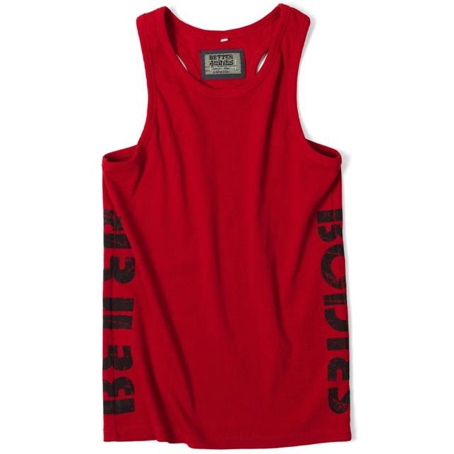 Better Bodies Colorado Rib T-Back - Jester Red - Urban Gym Wear