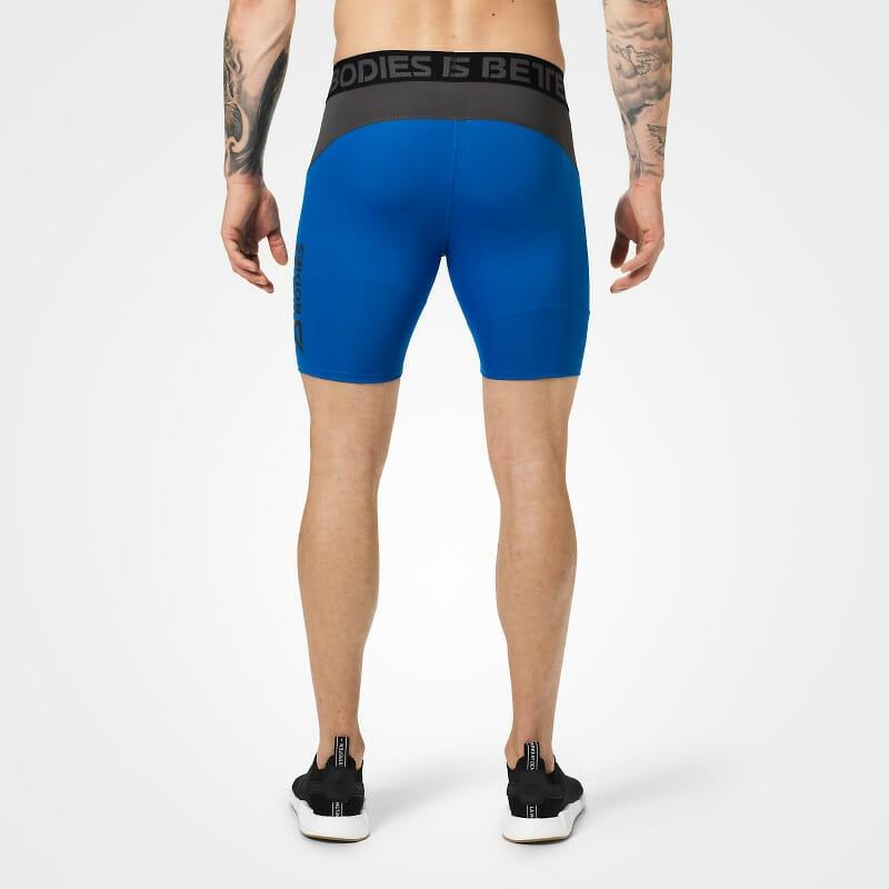 Better Bodies Compression Shorts - Strong Blue - Urban Gym Wear