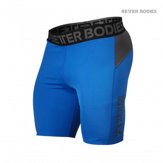 Better Bodies Compression Shorts - Strong Blue - Urban Gym Wear
