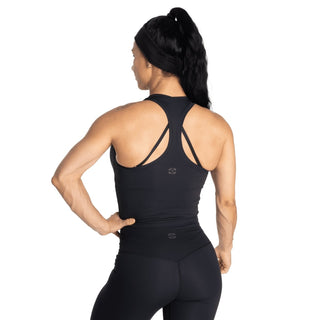 Better Bodies Core Crop T-Back - Black Melange - Urban Gym Wear