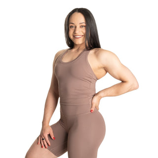 Better Bodies Core Crop T-Back - Warm Sand - Urban Gym Wear