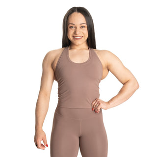 Better Bodies Core Crop T-Back - Warm Sand - Urban Gym Wear
