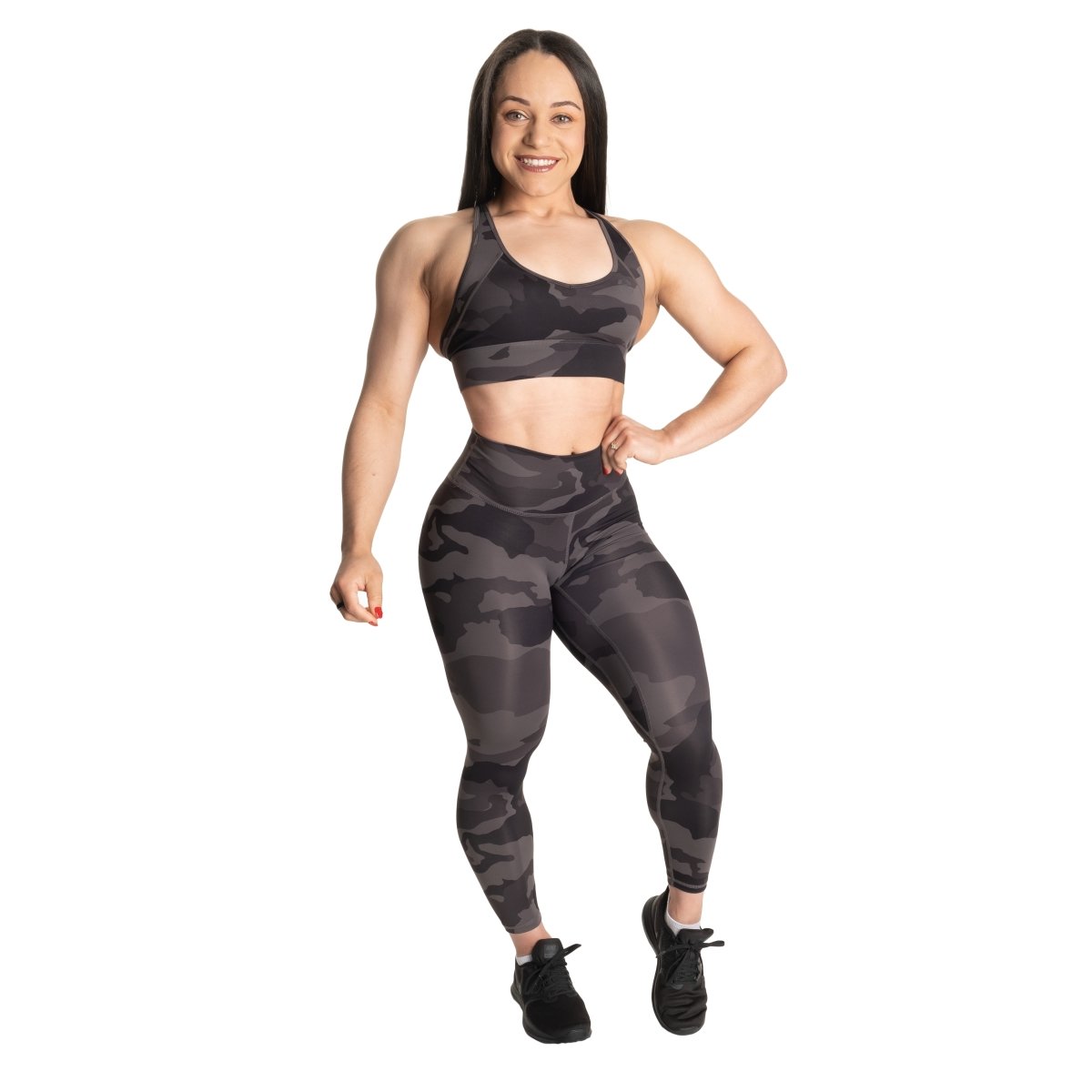 Better Bodies Core Leggings - Charcoal Camo - Urban Gym Wear