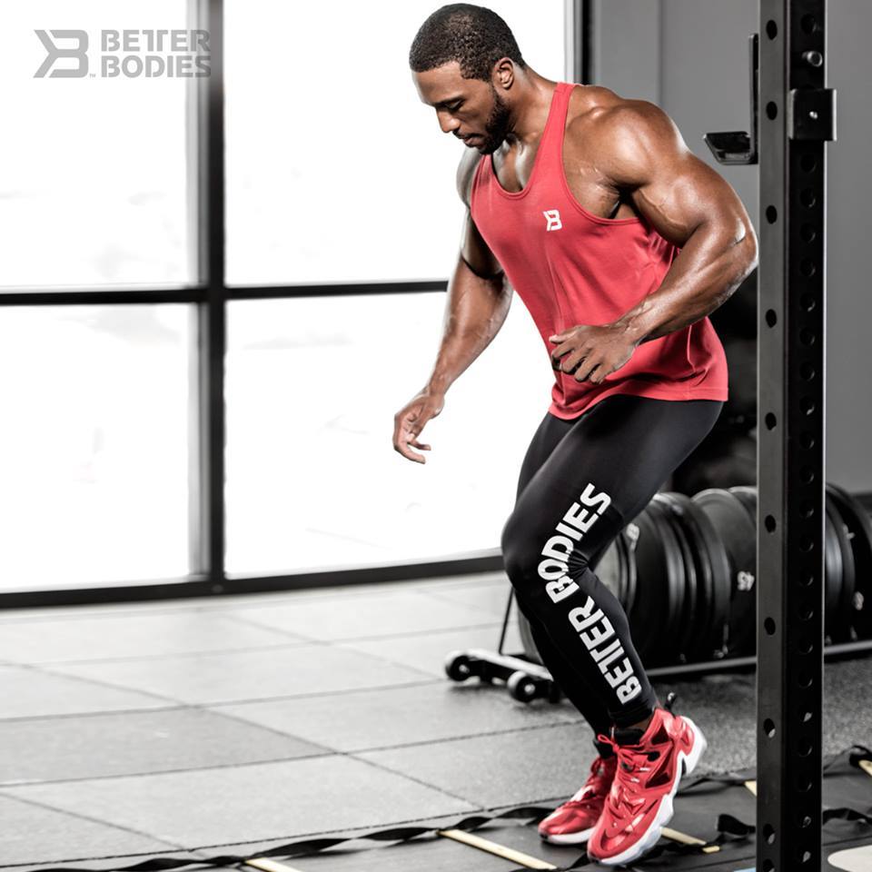 Better Bodies Essential T-Back - Red - Urban Gym Wear